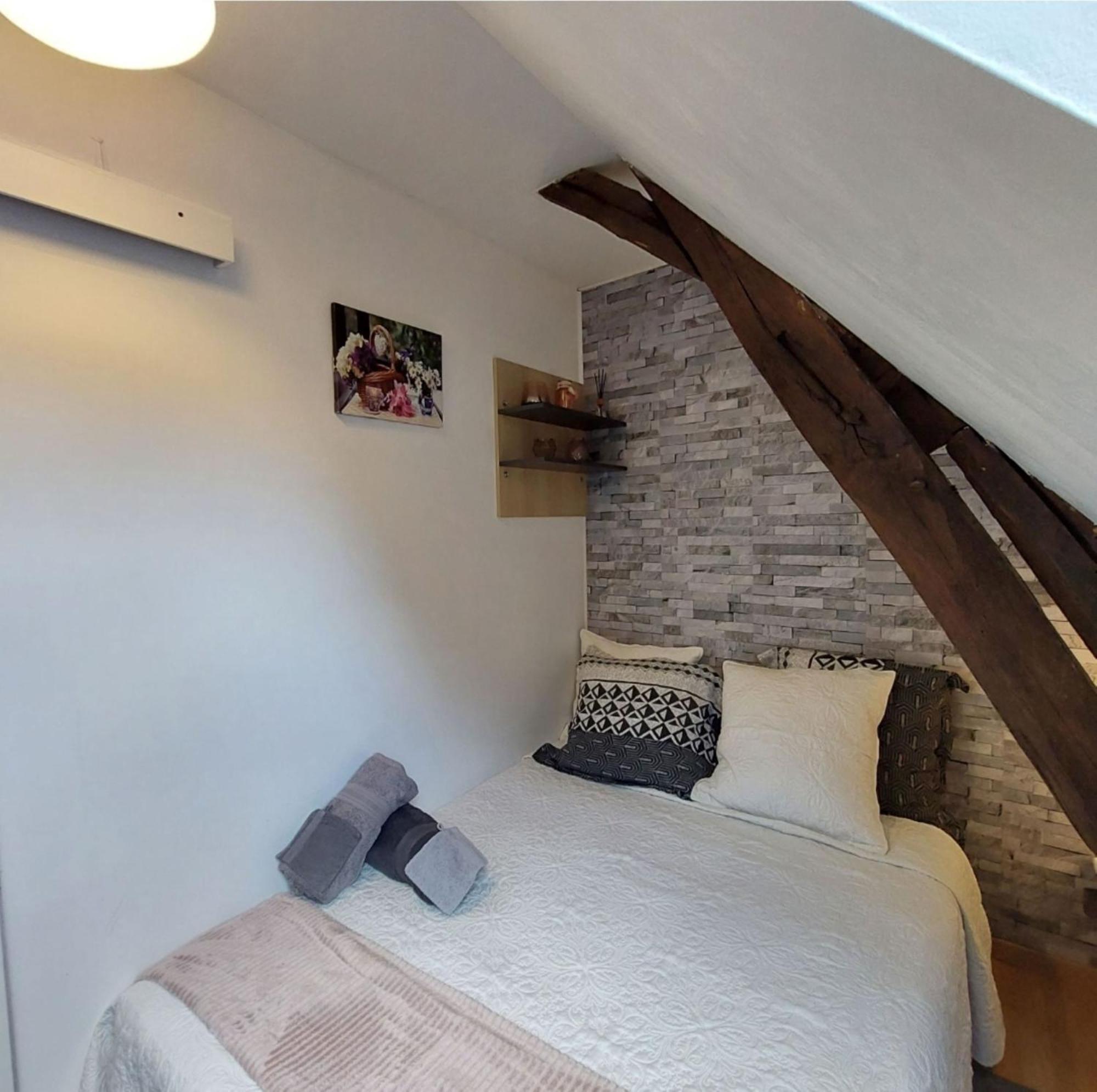 logement campagnard charmant, fonctionnel, cour privée avec WiFi Tauxigny Esterno foto